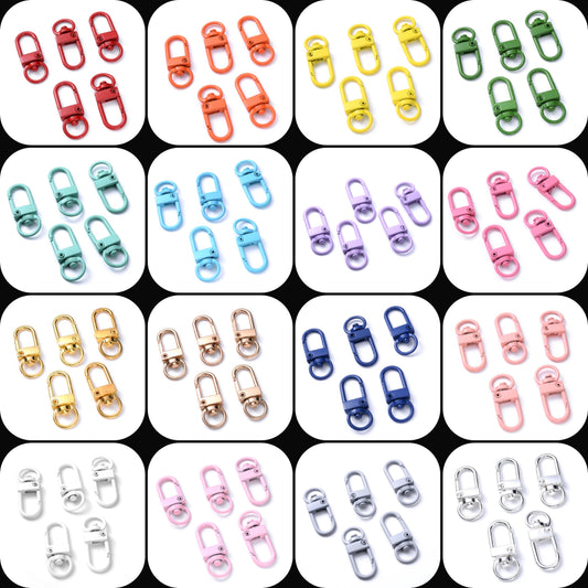 Colorful Swivel Keychain Clasps
