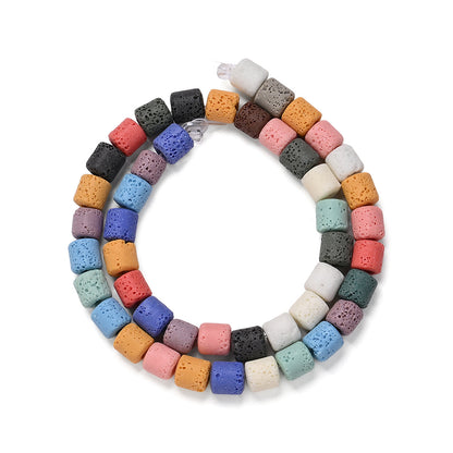 7/8mm Colorful Bohemian Round Cabochon Beads