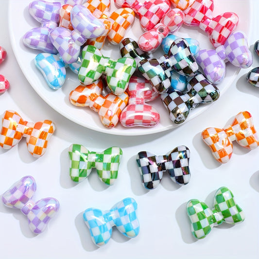 10PCS 20×28mm AB Acrylic Butterfly & Star Bead Set