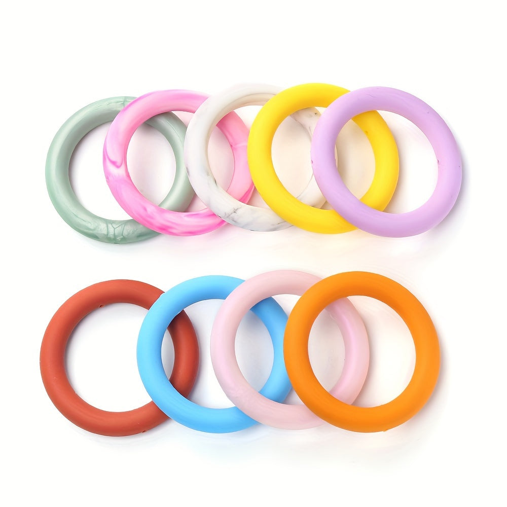 Round Silicone Pendant Rings