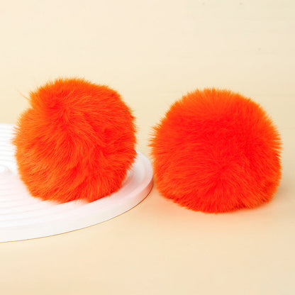 Fashion Multicolored Faux Rabbit Fur Plush Balls