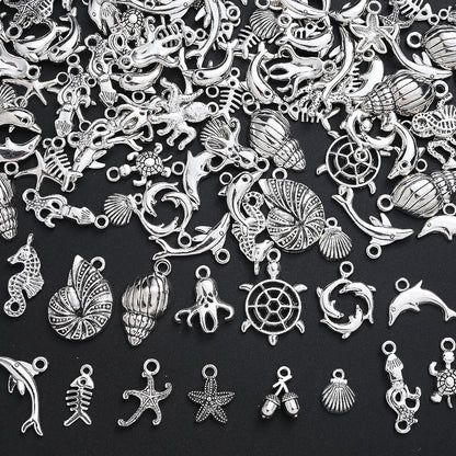Marine Animal Metal Pendant Charms
