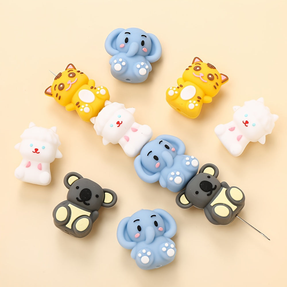 Animal Silicone Beads Set