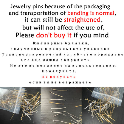 Metal Flat Head Pins