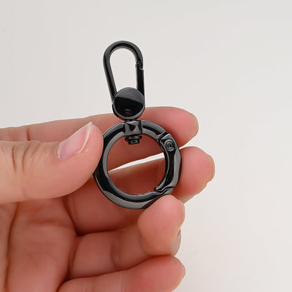 10PCS Swivel Snap O-Ring Keychain Clasp Set