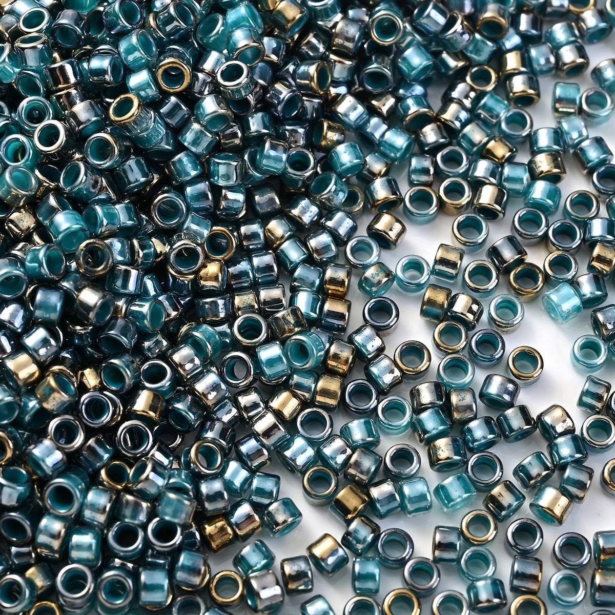 15g 2mm Gradient Tube Glass Bead Set