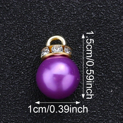 Halloween Acrylic Pearl Charm Set