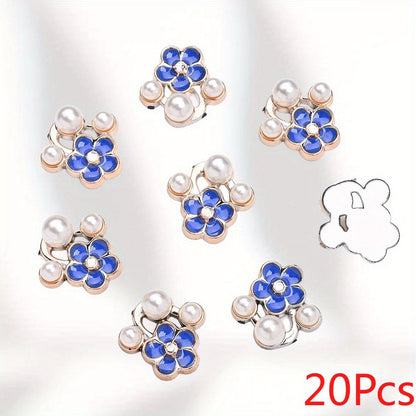 Five-Petal Flower Flatback Beads
