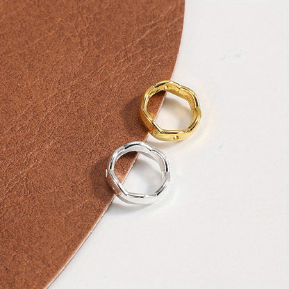 Golden & Silvery Flower Frame Beads