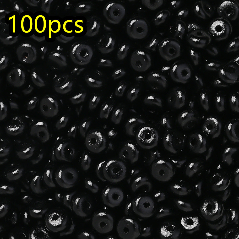 Macaron Glass Safety Buckle Beads