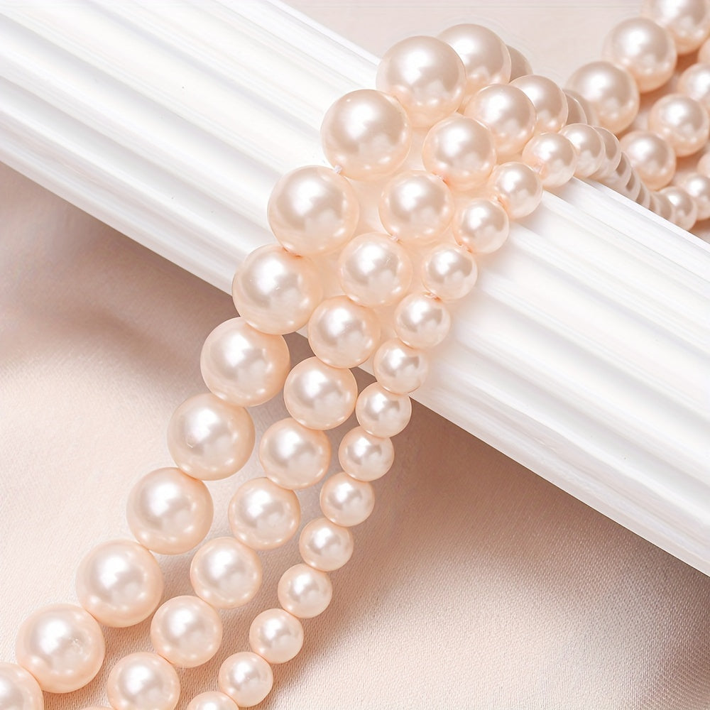 1SET 6/8/10mm Round Glass Bead Set