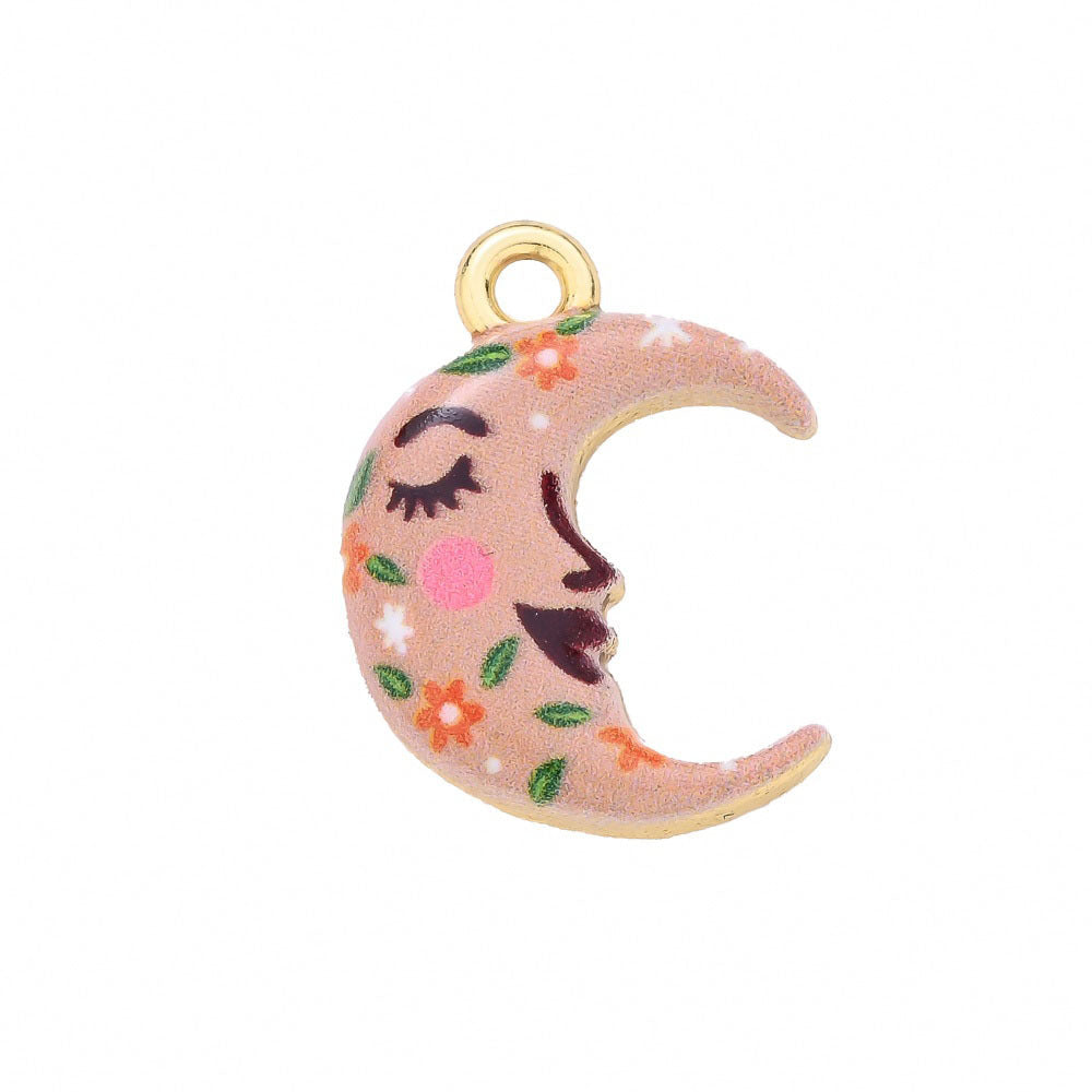 1-Piece Vintage Gold Animal & Nature Charm Pendant