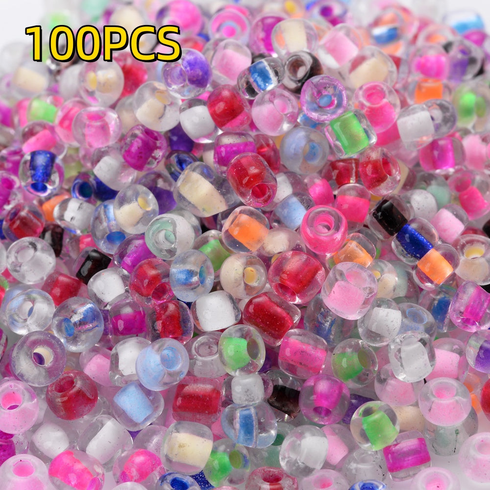 100pcs 4mm Vibrant Czech Glass Seed Beads