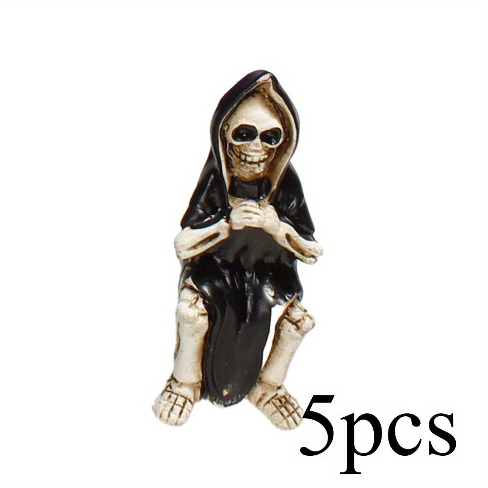 5-Piece Halloween Mini Resin Figurine Set