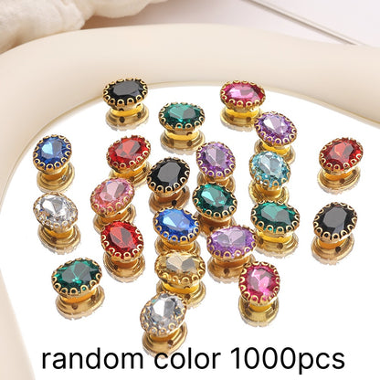 1000pcs Mini Rhinestone Flatback Beads