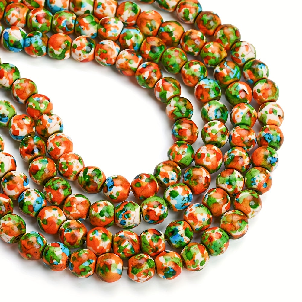 1PC 8mm Natural Stone Round Bead Set