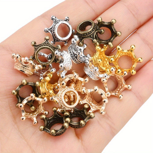 Vintage Crown Alloy Beads