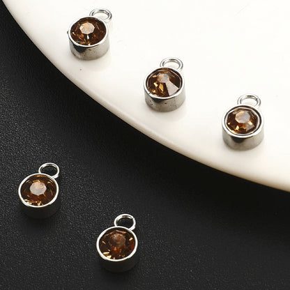 Birthstone Alloy Pendants