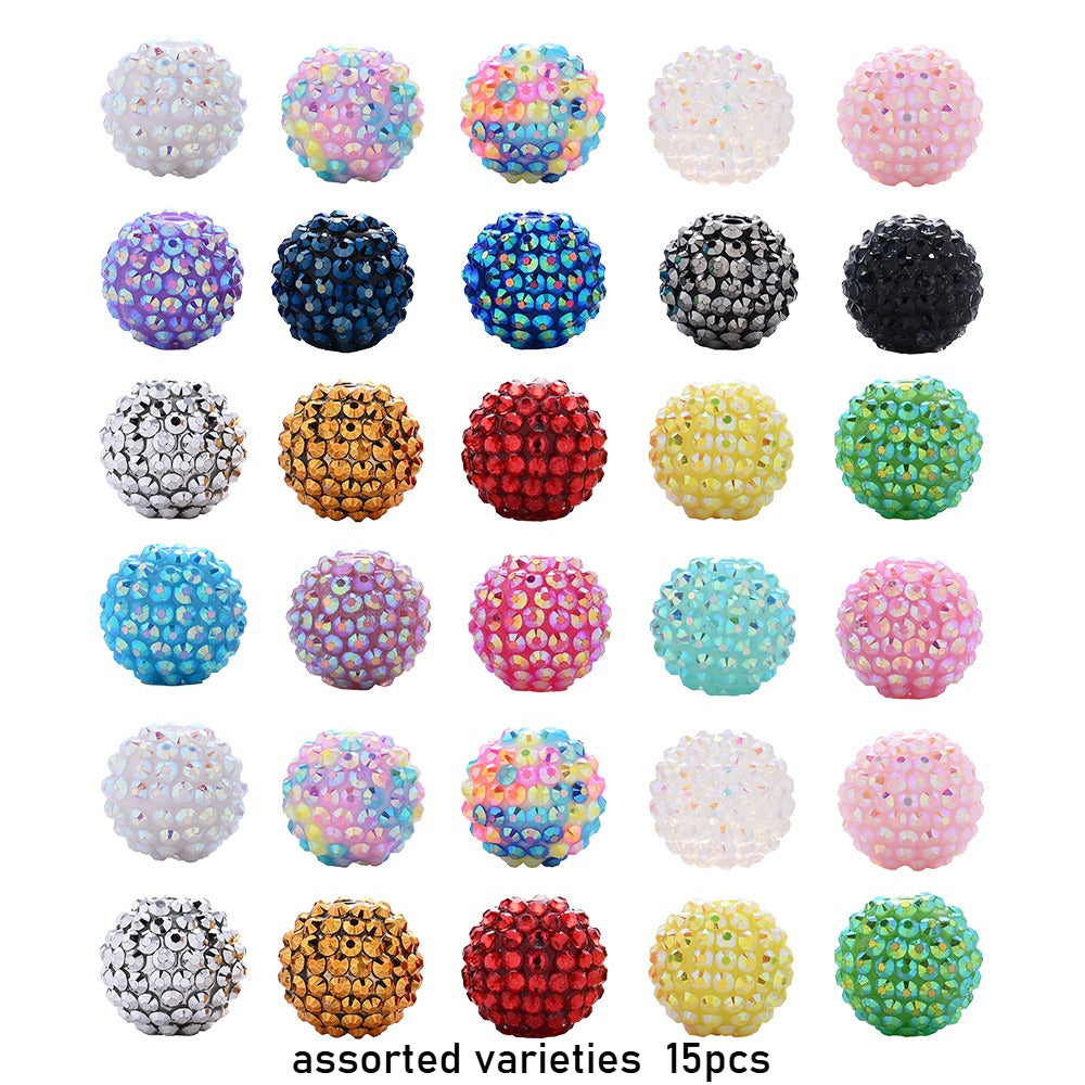 Rhinestone Rondelle Spacer Beads