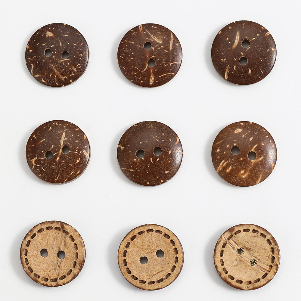 Natural Coconut Shell Buttons