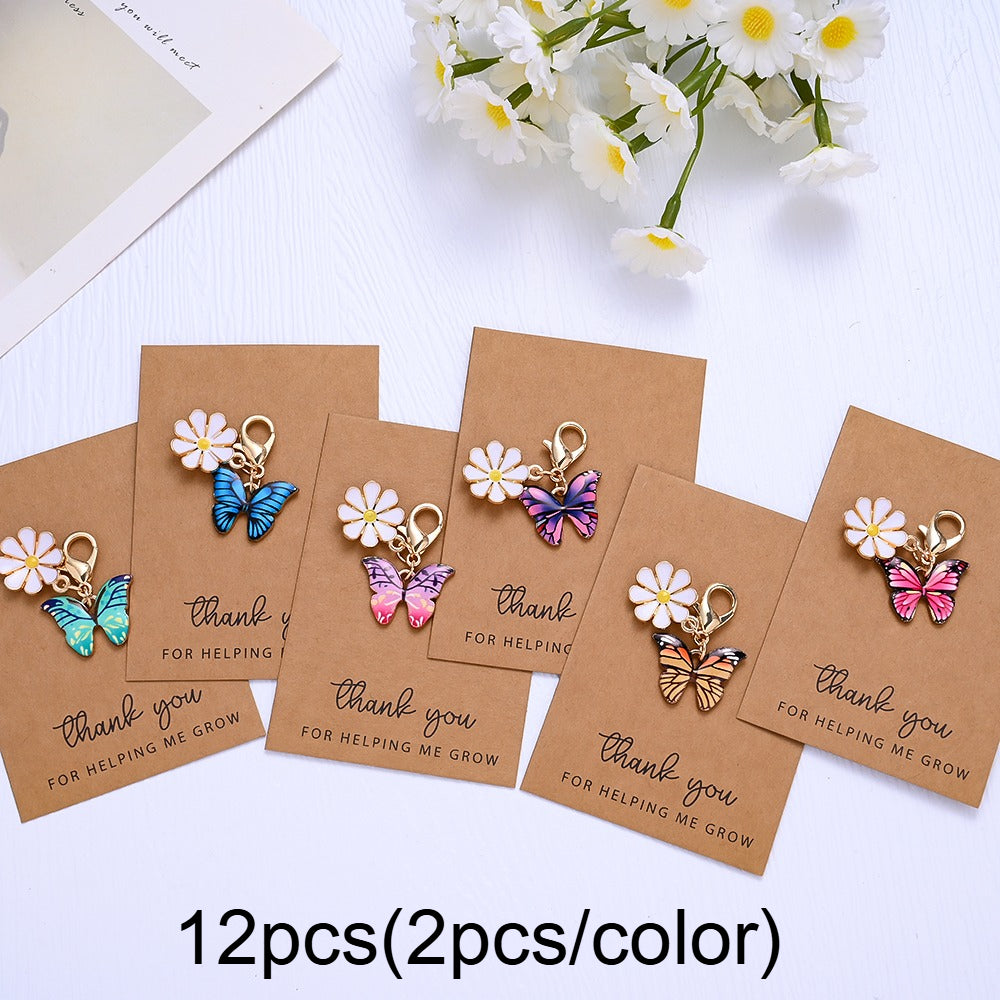 Butterfly Keychain Gift Set