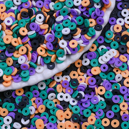 Halloween Polymer Clay Heishi Beads