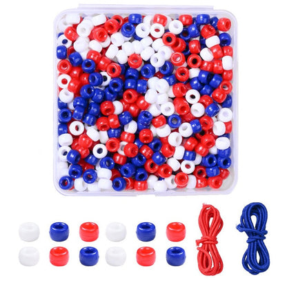 Independence Day Acrylic Beads