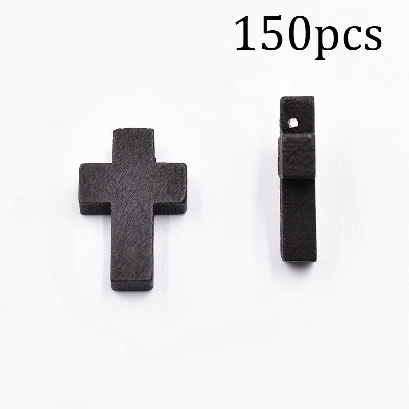 Natural Wood Cross Charms