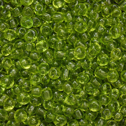 210PCS 4mm Clear Round Glass Spacer Beads