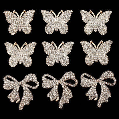 Golden Bow Flatback Embellishments