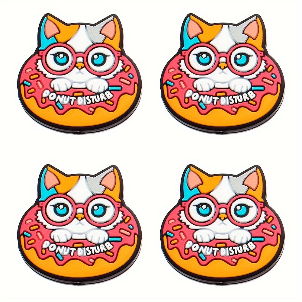 Silicone Owl and Fox Focus Spacer Beads
