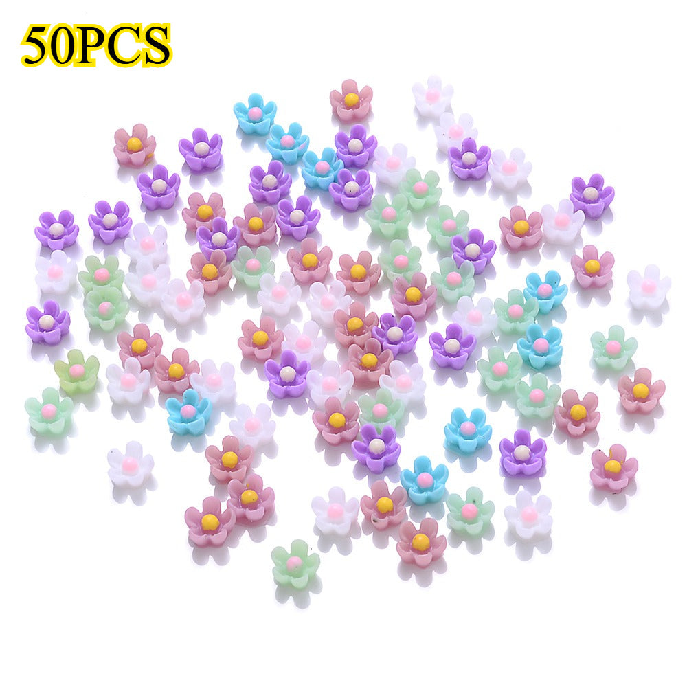 Cherry Blossom Resin Adhesive Beads