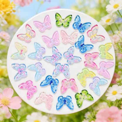 Spring Butterfly Print Sewing Buttons