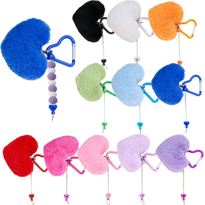 Heart Pom Pom Keychain Making Kit