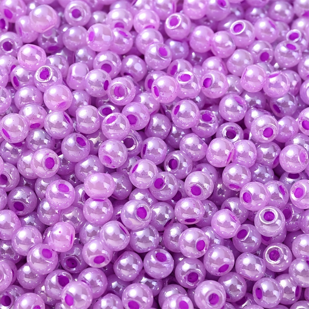 200PCS 4mm Cream Glass Rice Beads
