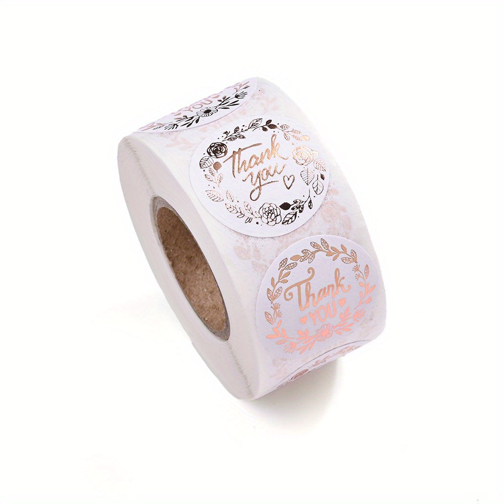Floral Thank You Stickers