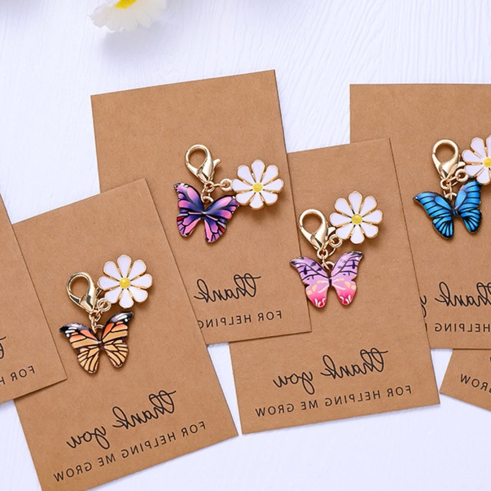 Butterfly Keychain Gift Set