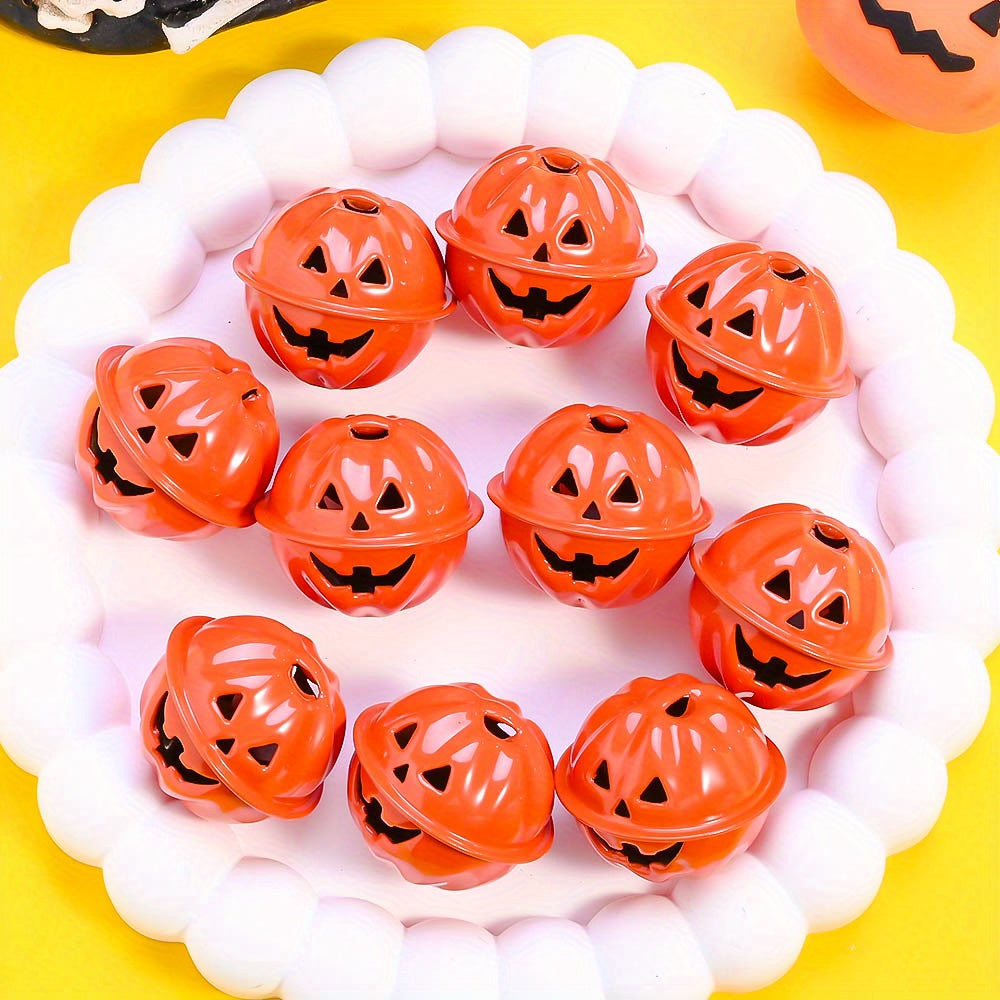 Orange Pumpkin Bell Pendants