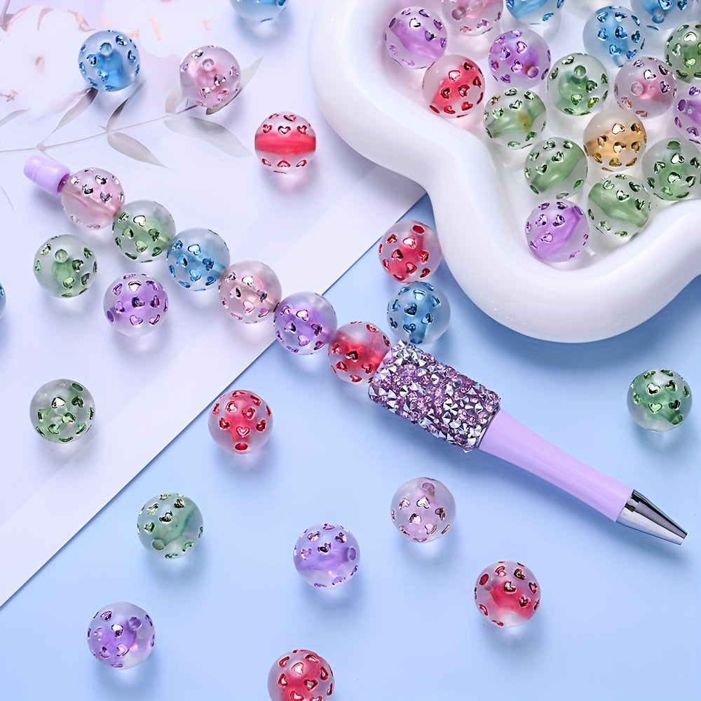 Starfish Heart Acrylic Beads