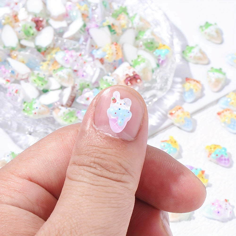 Animal Ice Cream Acrylic Charms