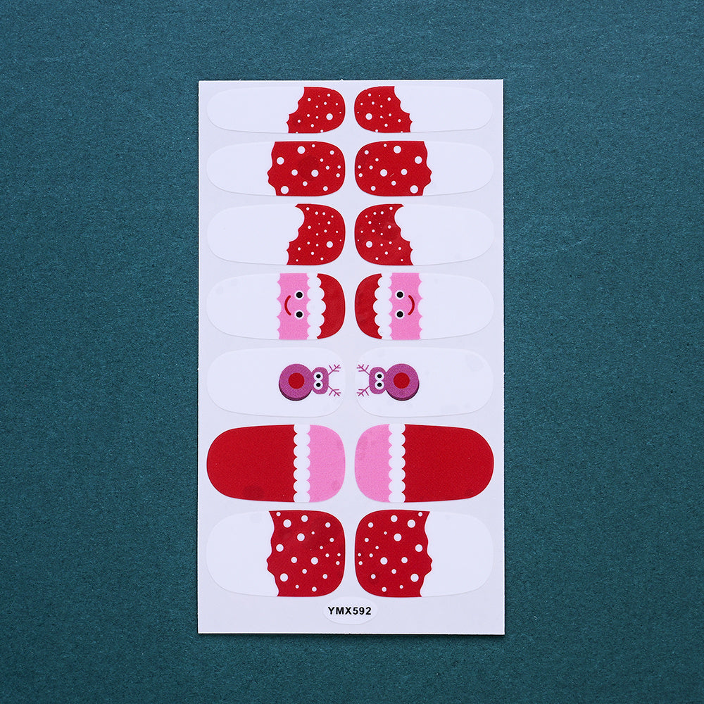 1 Sheet Christmas Nail Wrap Stickers