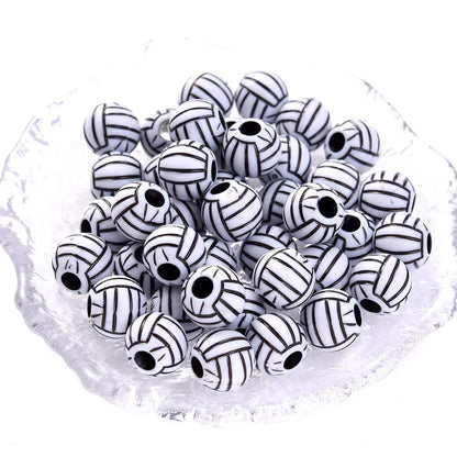 50pcs 39 Styles Mixed Sports Ball Beads