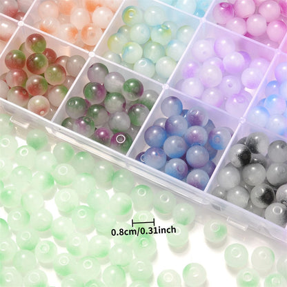 8 mm Glass Beads
