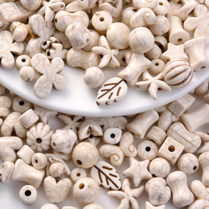 Irregular Acrylic Loose Spacer Beads