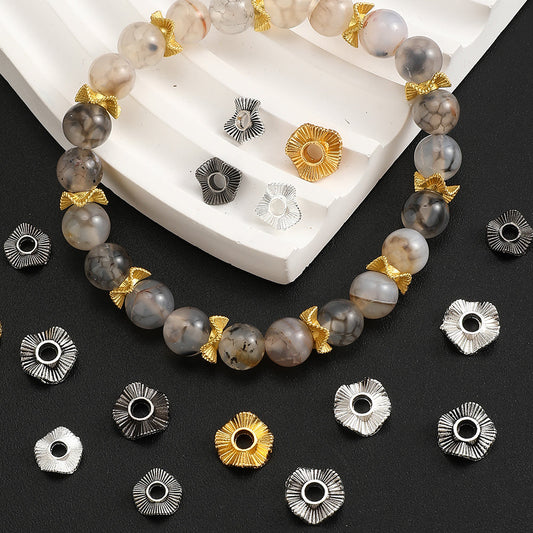 Wave Alloy Beads