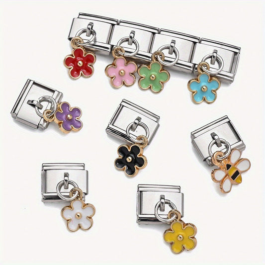 Mini Five-Petal Flower Pendant Module