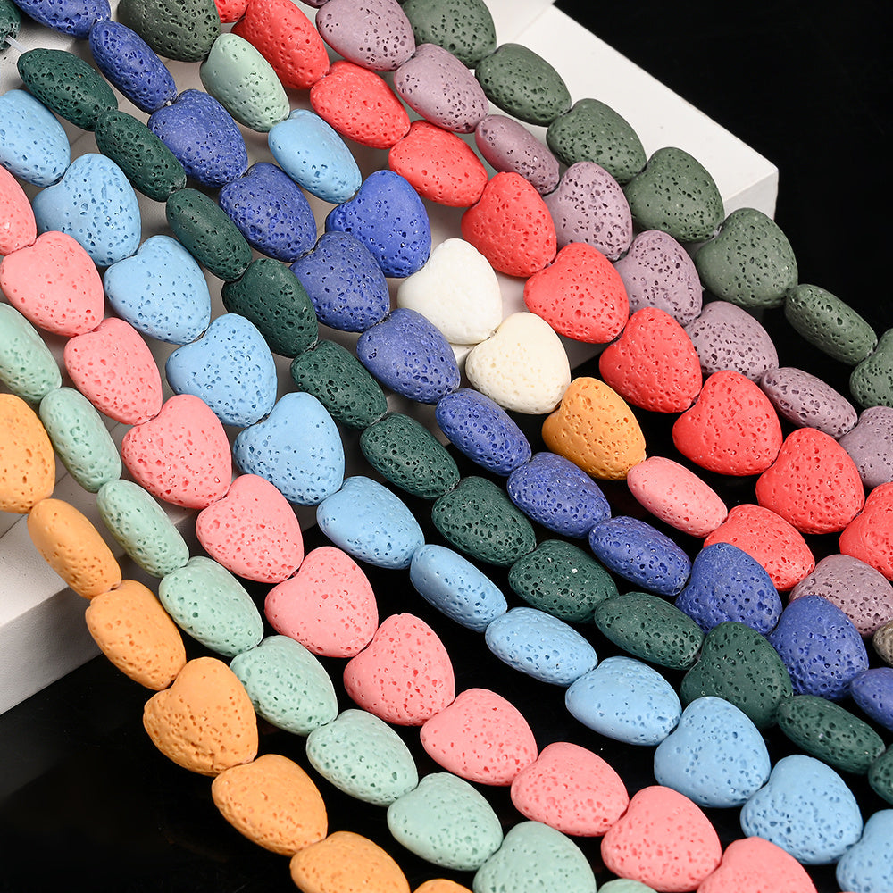 Heart-Shaped Stone Bead