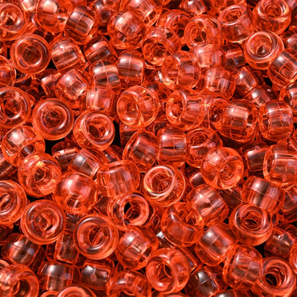 Transparent Colorful Pony Beads