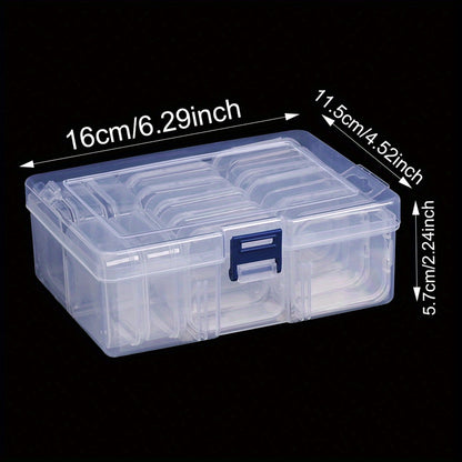 14pcs/box Transparent Plastic Storage Boxes