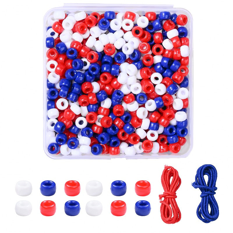 Independence Day Acrylic Beads